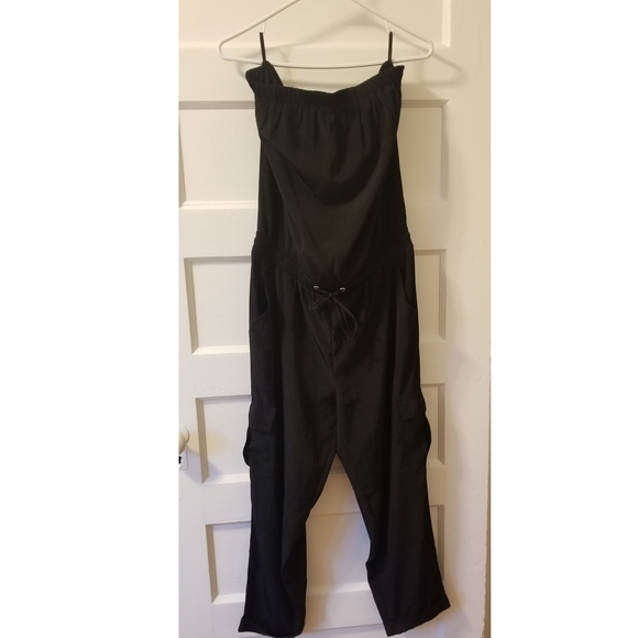 New York & Company Black Strapless Jumpsuit - Picture 3 of 3